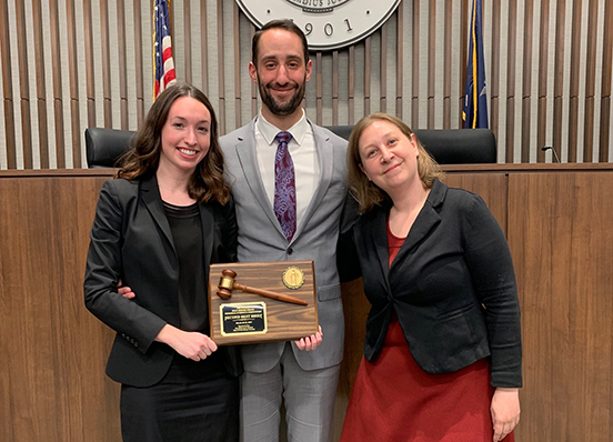 Moot Court Board members win Second-Place Brief at 2019 Jerome Prince Memorial Competition